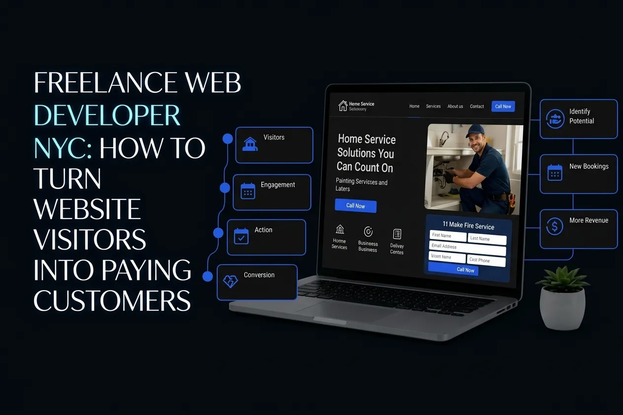 Freelance Web Developer NYC: How to Turn Website Visitors Into Paying Customers