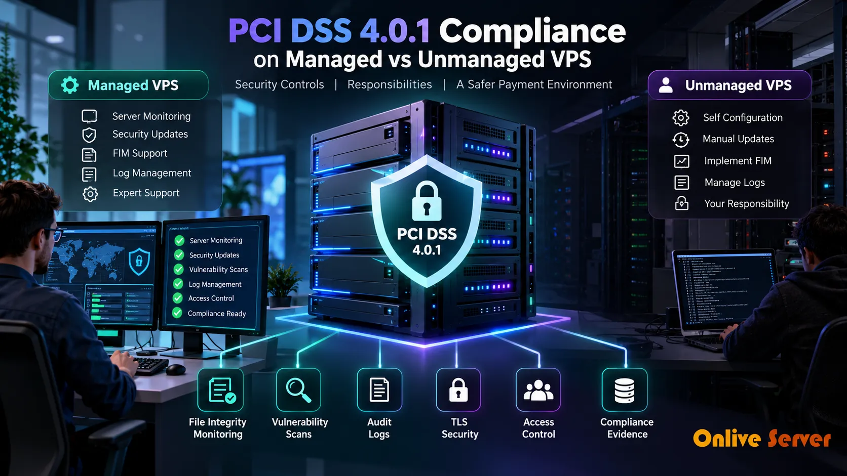 PCI DSS 4.0.1 Compliance on Managed vs Unmanaged VPS: Security Controls and Responsibilities