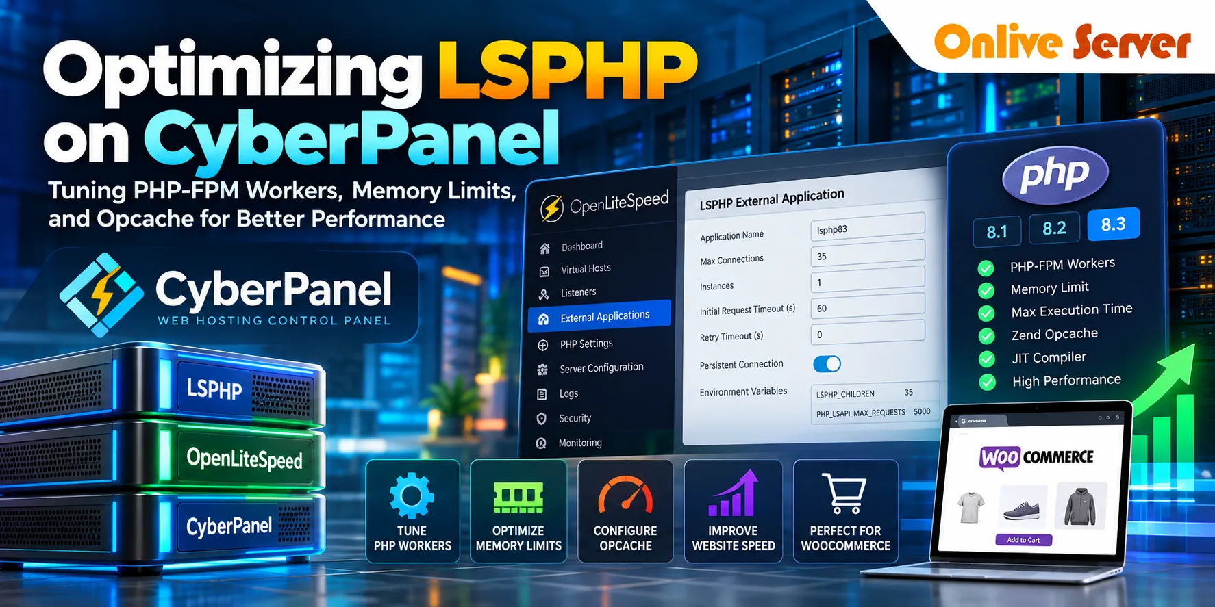 Optimizing LSPHP on CyberPanel: Tuning PHP Workers, Memory Limits, and Opcache