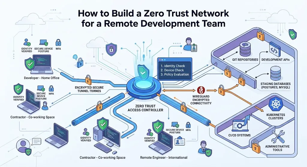 How to Build a Zero Trust Network for a Remote Development Team